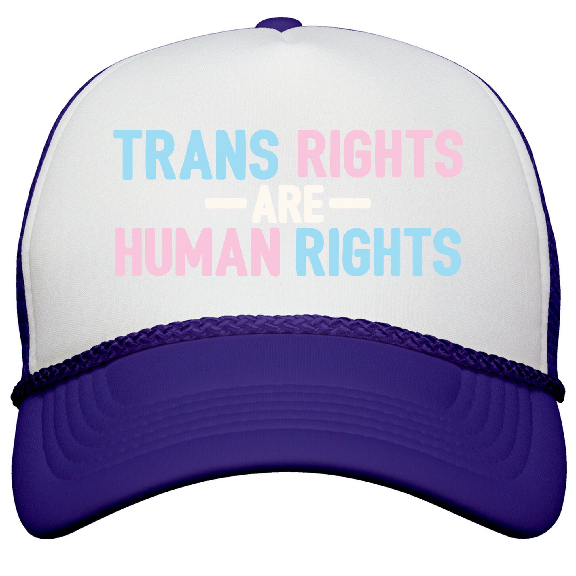 Trans Rights Are Human Rights Snapback Trucker Hat